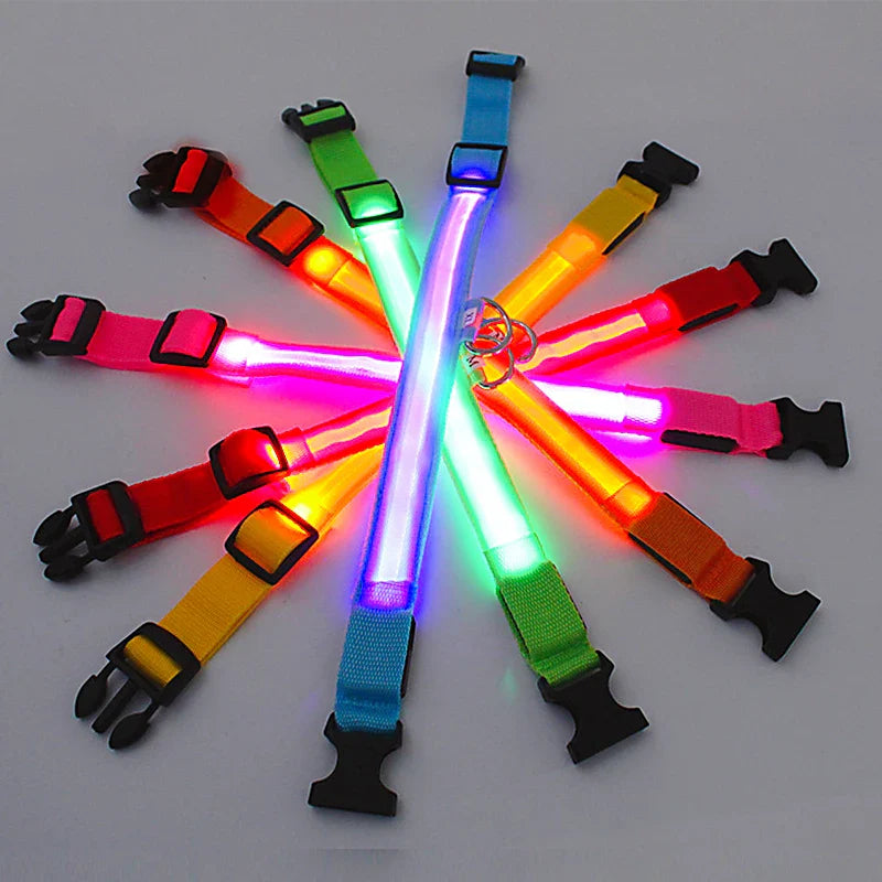 Produktnamn - LED-blinkande hundhalsband