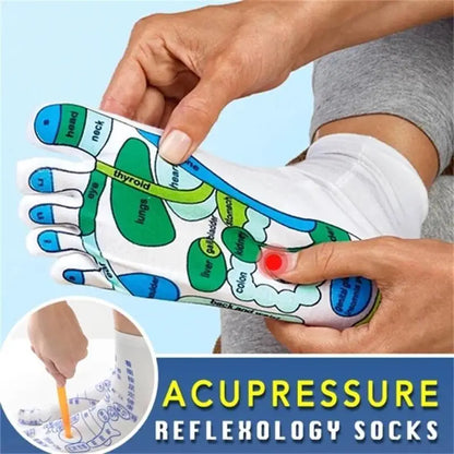 Produktnamn - Reflexologistrumpor med triggerpunktmassageverktyg
